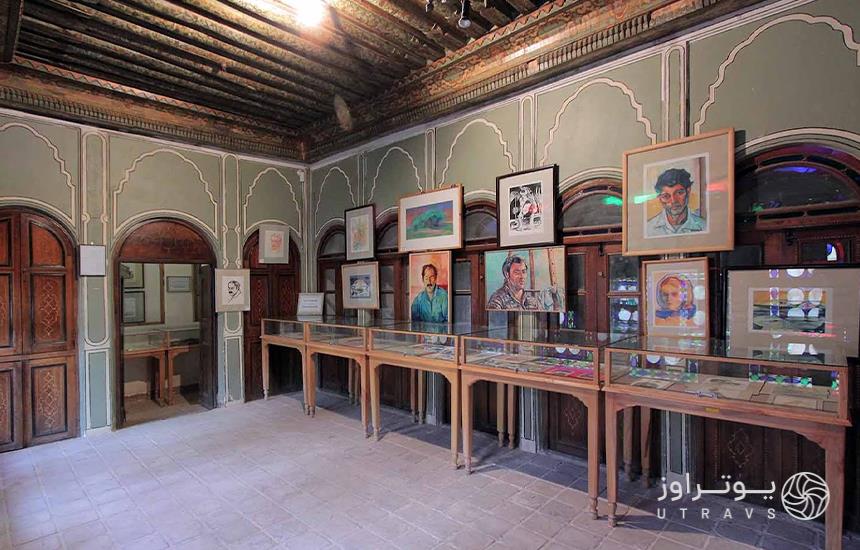 اتاق نقاشی در موزه هنر مشکین فام شیراز